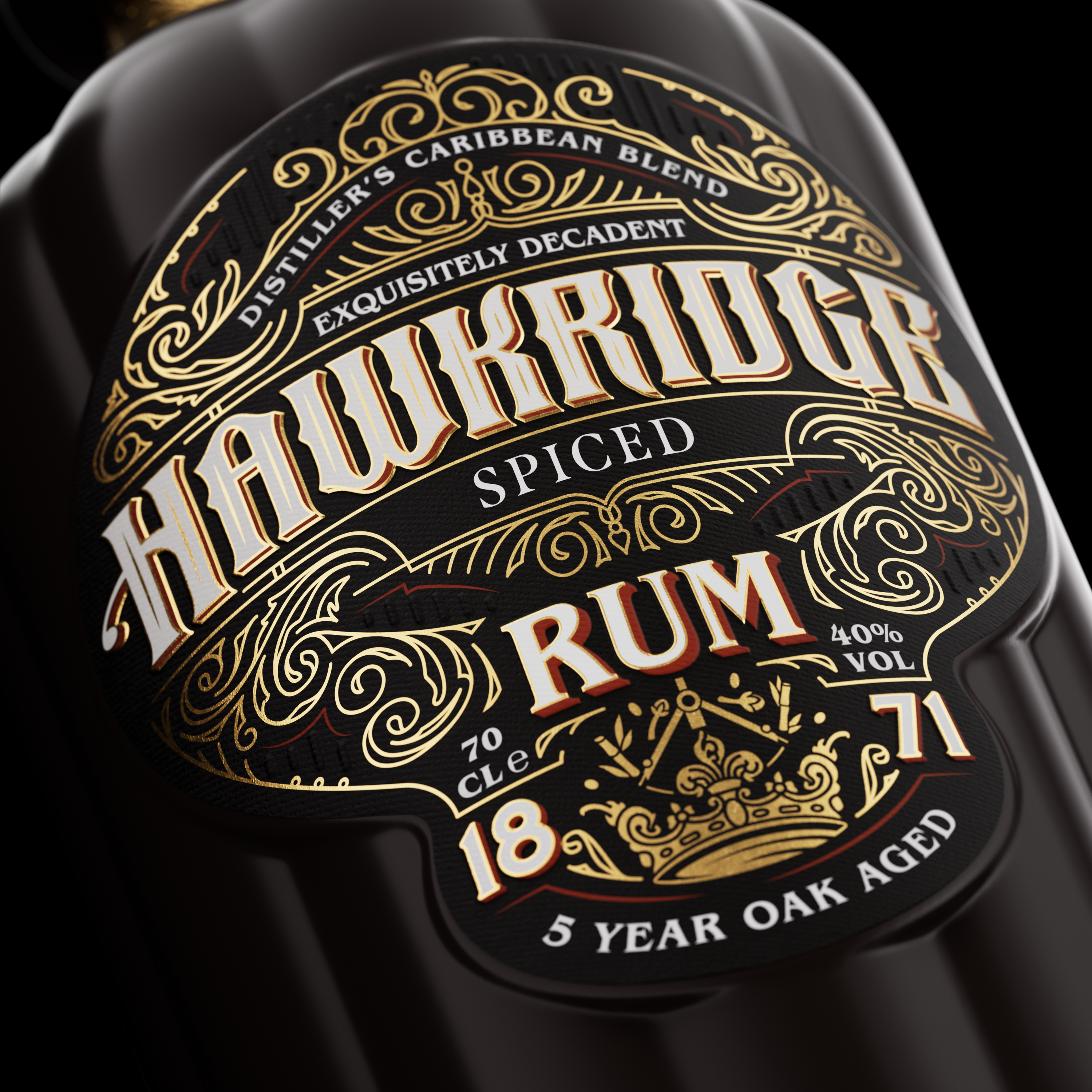 Hawkridge Caribbean Blend Spiced Rum